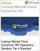 Licena Mensal Cloud Dynamics 365 Operations - Sandbox Tier 4:Standard Performance Testing for Faculty Academic [Educacional]  (Figura somente ilustrativa, no representa o produto real)