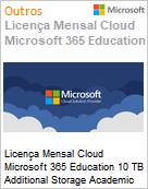 Licena Mensal Cloud Microsoft 365 Education 10 TB Additional Storage Academic [Educacional]  (Figura somente ilustrativa, no representa o produto real)