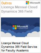 Licena Mensal Cloud Dynamics 365 Field Service for Faculty Academic [Educacional]  (Figura somente ilustrativa, no representa o produto real)