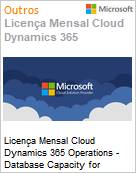 Licena Mensal Cloud Dynamics 365 Operations - Database Capacity for Education Academic [Educacional]  (Figura somente ilustrativa, no representa o produto real)