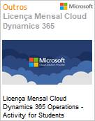 Licena Mensal Cloud Dynamics 365 Operations - Activity for Students Academic [Educacional]  (Figura somente ilustrativa, no representa o produto real)