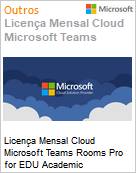 Licena Mensal Cloud Microsoft Teams Rooms Pro for EDU Academic [Educacional]  (Figura somente ilustrativa, no representa o produto real)