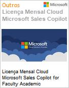 Licena Mensal Cloud Microsoft Sales Copilot for Faculty Academic [Educacional]  (Figura somente ilustrativa, no representa o produto real)