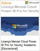 Licena Mensal Cloud Power BI Pro for faculty Academic [Educacional]  (Figura somente ilustrativa, no representa o produto real)