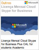 Licena Mensal Cloud Skype for Business Plus CAL for students Academic [Educacional]  (Figura somente ilustrativa, no representa o produto real)