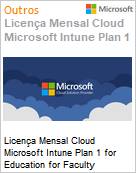 Licena Mensal Cloud Microsoft Intune Plan 1 for Education for Faculty Academic [Educacional]  (Figura somente ilustrativa, no representa o produto real)