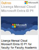 Licena Mensal Cloud Microsoft Entra ID P1 for faculty for Faculty Academic [Educacional]  (Figura somente ilustrativa, no representa o produto real)