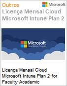 Licena Mensal Cloud Microsoft Intune Plan 2 for Faculty Academic [Educacional]  (Figura somente ilustrativa, no representa o produto real)