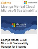 Licena Mensal Cloud Microsoft Sustainability Manager for Students Academic [Educacional]  (Figura somente ilustrativa, no representa o produto real)