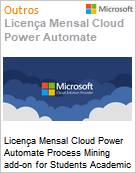 Licena Mensal Cloud Power Automate Process Mining add-on for Students Academic [Educacional]  (Figura somente ilustrativa, no representa o produto real)