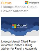 Licena Mensal Cloud Power Automate Process Mining add-on for Faculty Academic [Educacional]  (Figura somente ilustrativa, no representa o produto real)