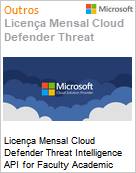 Licena Mensal Cloud Defender Threat Intelligence API for Faculty Academic [Educacional]  (Figura somente ilustrativa, no representa o produto real)