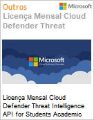 Licena Mensal Cloud Defender Threat Intelligence API for Students Academic [Educacional]  (Figura somente ilustrativa, no representa o produto real)