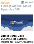 Licena Mensal Cloud Dynamics 365 Customer Insights for Faculty Academic [Educacional]  (Figura somente ilustrativa, no representa o produto real)