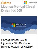 Licena Mensal Cloud Dynamics 365 Customer Insights Attach for Faculty Academic [Educacional]  (Figura somente ilustrativa, no representa o produto real)