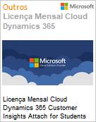 Licena Mensal Cloud Dynamics 365 Customer Insights Attach for Students Academic [Educacional]  (Figura somente ilustrativa, no representa o produto real)