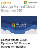 Licena Mensal Cloud Dynamics 365 Customer Insights for Students Academic [Educacional]  (Figura somente ilustrativa, no representa o produto real)