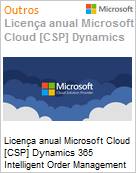 Licena mensal Cloud [NCE] Microsoft Dynamics 365 Intelligent Order Management for Faculty Academic [Educacional]  (Figura somente ilustrativa, no representa o produto real)