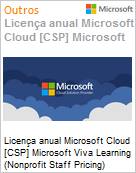 Licena mensal Cloud [CSP NCE] Microsoft Viva Learning (Nonprofit Staff Pricing)  (Figura somente ilustrativa, no representa o produto real)