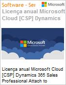 Licena anual Cloud [NCE] Microsoft Dynamics 365 Sales Professional Attach to Qualifying Dynamics 365 Base Offer for Faculty Academic [Educacional] (Figura somente ilustrativa, no representa o produto real)