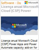 Licena anual Cloud [NCE] Microsoft Power Apps and Power Automate capacity add-on for Faculty Academic [Educacional]  (Figura somente ilustrativa, no representa o produto real)