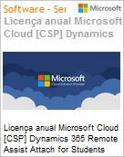 Licena anual Cloud [NCE] Microsoft Dynamics 365 Remote Assist Attach for Students Academic [Educacional]  (Figura somente ilustrativa, no representa o produto real)