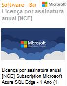 Licena por assinatura Azure SQL Edge - 1 year (NCE COM BAS ANN) Annual  (Figura somente ilustrativa, no representa o produto real)