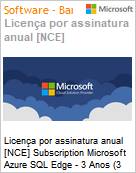 Licena por assinatura Azure SQL Edge - 3 year (NCE COM BAS ANN) Annual  (Figura somente ilustrativa, no representa o produto real)