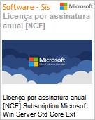 Licena por assinatura Win Server Std Core Ext Security 2012 8 Core Y2 (October 2024-2025) (NCE COM BAS 1T) OneTime  (Figura somente ilustrativa, no representa o produto real)