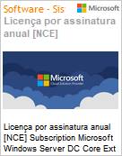 Licena por assinatura Win Server DC Core Ext Security 2012 8 Core Y2 (October 2024-2025) (NCE COM BAS 1T) OneTime  (Figura somente ilustrativa, no representa o produto real)