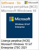 Licena perptua [NCE] Microsoft Windows 10 IoT Enterprise LTSC 2021  (Figura somente ilustrativa, no representa o produto real)