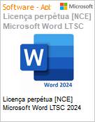 Licena perptua [NCE] Microsoft Word LTSC 2024  (Figura somente ilustrativa, no representa o produto real)