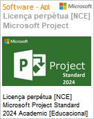 Licena perptua [NCE] Microsoft Project Standard 2024 Academic [Educacional]  (Figura somente ilustrativa, no representa o produto real)