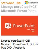 Licena perptua [NCE] Microsoft PowerPoint LTSC for Mac 2024 Academic [Educacional]  (Figura somente ilustrativa, no representa o produto real)