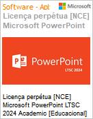 Licena perptua [NCE] Microsoft PowerPoint LTSC 2024 Academic [Educacional]  (Figura somente ilustrativa, no representa o produto real)