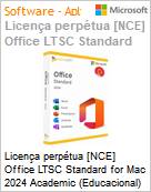 Licena perptua [NCE] Microsoft Office LTSC Standard for Mac 2024 Academic [Educacional]  (Figura somente ilustrativa, no representa o produto real)