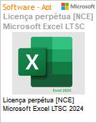 Licena perptua [NCE] Microsoft Excel LTSC 2024  (Figura somente ilustrativa, no representa o produto real)