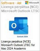 Licena perptua [NCE] Microsoft Outlook LTSC for Mac 2024 Academic [Educacional]  (Figura somente ilustrativa, no representa o produto real)