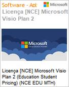 CFQ7TTC0HD320014P1MM - Licena [NCE] Microsoft Visio Plan 2 [Educacional] (Education Student Pricing) (NCE EDU MTH) Monthly - Monthly 