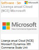 Licena anual Cloud [NCE] Microsoft Dynamics 365 Commerce Scale Unit Premium - Cloud (NCE COM ANN) Annual - Annual (3Y)  (Figura somente ilustrativa, no representa o produto real)