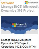Licena [NCE] Microsoft Dynamics 365 Project Operations (NCE COM MTH) Monthly - Annual (3Y)  (Figura somente ilustrativa, no representa o produto real)