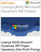 Licença [NCE] Microsoft Dynamics 365 Project Operations (Non-Profit Pricing) (NCE NFP MTH) Monthly - Monthly  (Figura somente ilustrativa, não representa o produto real)