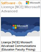 Licena [NCE] Microsoft Advanced Communications [Educacional] (Education Faculty Pricing) (NCE EDU MTH) Monthly - Annual  (Figura somente ilustrativa, no representa o produto real)