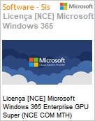 Licena [NCE] Microsoft Windows 365 Enterprise GPU Super (NCE COM MTH) Monthly - Annual  (Figura somente ilustrativa, no representa o produto real)