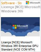 Licena [NCE] Microsoft Windows 365 Enterprise GPU Standard (NCE COM MTH) Monthly - Annual  (Figura somente ilustrativa, no representa o produto real)