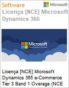 Licena [NCE] Microsoft Dynamics 365 e-Commerce Tier 3 Band 1 Overage (NCE COM MTH) Monthly - Monthly  (Figura somente ilustrativa, no representa o produto real)