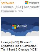 Licena [NCE] Microsoft Dynamics 365 e-Commerce Tier 1 Band 5 Overage (NCE COM MTH) Monthly - Monthly  (Figura somente ilustrativa, no representa o produto real)