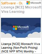 Licena [NCE] Microsoft Viva Learning (Non-Profit Pricing) (NCE NFP MTH) Monthly - Monthly  (Figura somente ilustrativa, no representa o produto real)