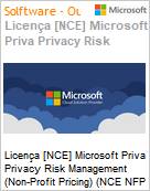 Licena [NCE] Microsoft Priva Privacy Risk Management (Non-Profit Pricing) (NCE NFP MTH) Monthly - Annual  (Figura somente ilustrativa, no representa o produto real)