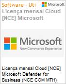 Licena mensal Cloud [CSP NCE] Microsoft Defender for Business (NCE COM MTH) Mensal  (Figura somente ilustrativa, no representa o produto real)